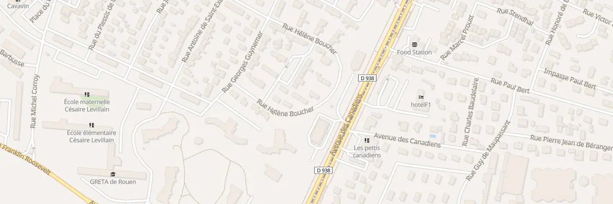 Plan du 20 Rue Helene Boucher au Grand-Quevilly