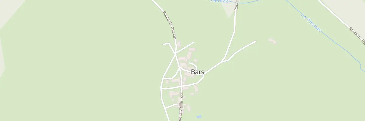 Plan du 44 Le Bourg à Bars