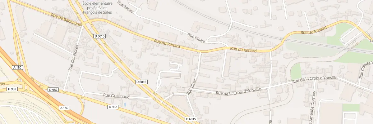 Plan du 231B Rue du Renard à Rouen