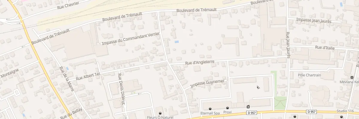 Plan du 25 Rue d’Angleterre à Vendôme