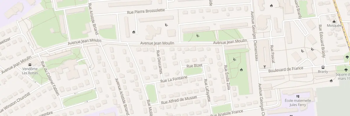 Plan du 4 Rue Gounod à Vendôme