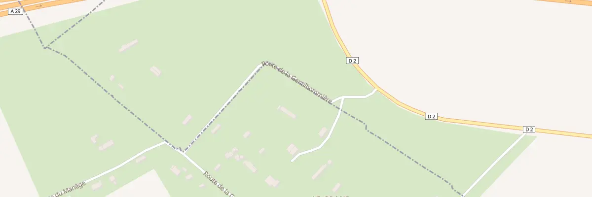 Plan du 6018 Le Grand Verdret Hameau à La Houssaye-Béranger