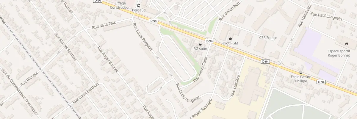 Plan du 9002 Rue Louis Pergaud au Petit-Quevilly