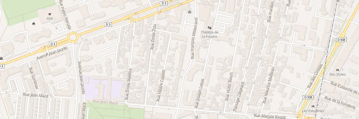 Plan du 40 Rue François Mitterrand au Petit-Quevilly