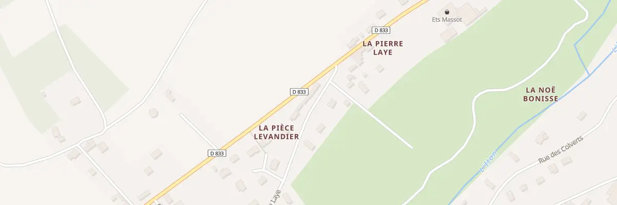 Plan du 2 Che de la Pierre Laye -Roncena à Mesnils-sur-Iton