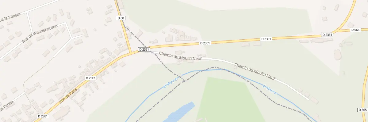 Plan du 63 Le Moulin Neuf à Breux-sur-Avre