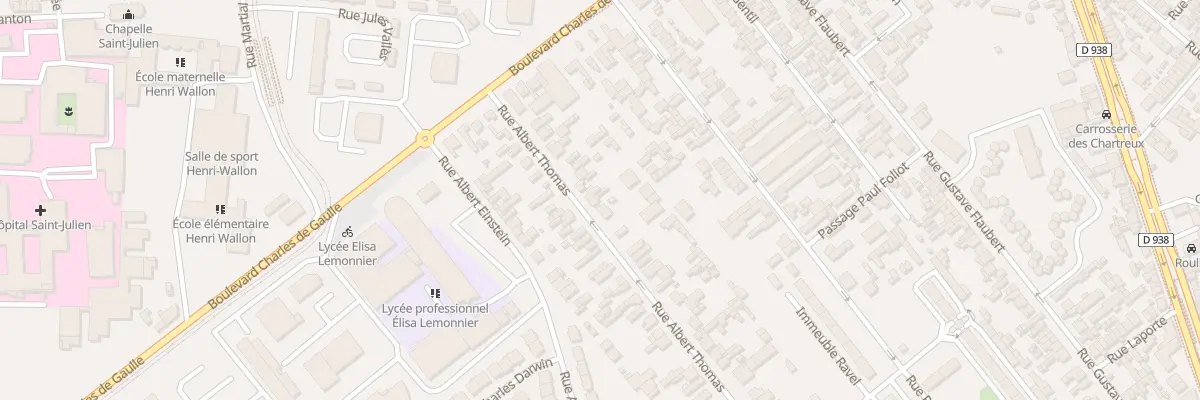 Plan du 23 Rue Albert Thomas au Petit-Quevilly
