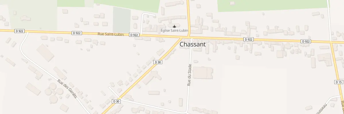 Plan du 6 Rue des Acacias à Chassant