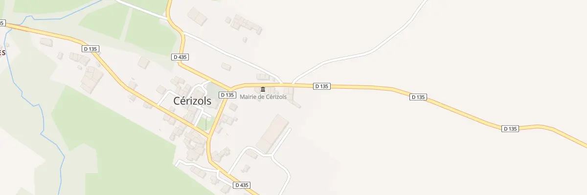 Plan du 52 Village à Cérizols