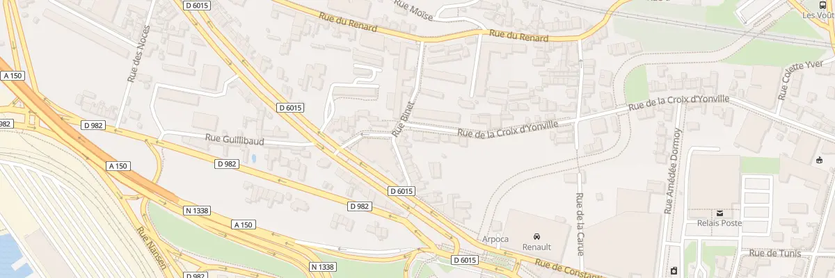 Plan du 33 Rue de la Croix d’Yonville à Rouen