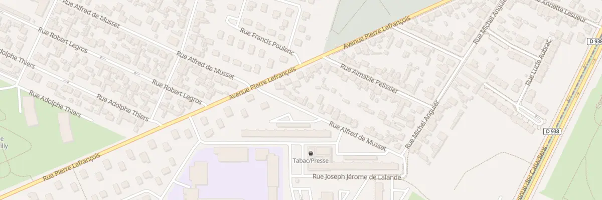 Plan du 75 Rue Alfred de Musset au Grand-Quevilly