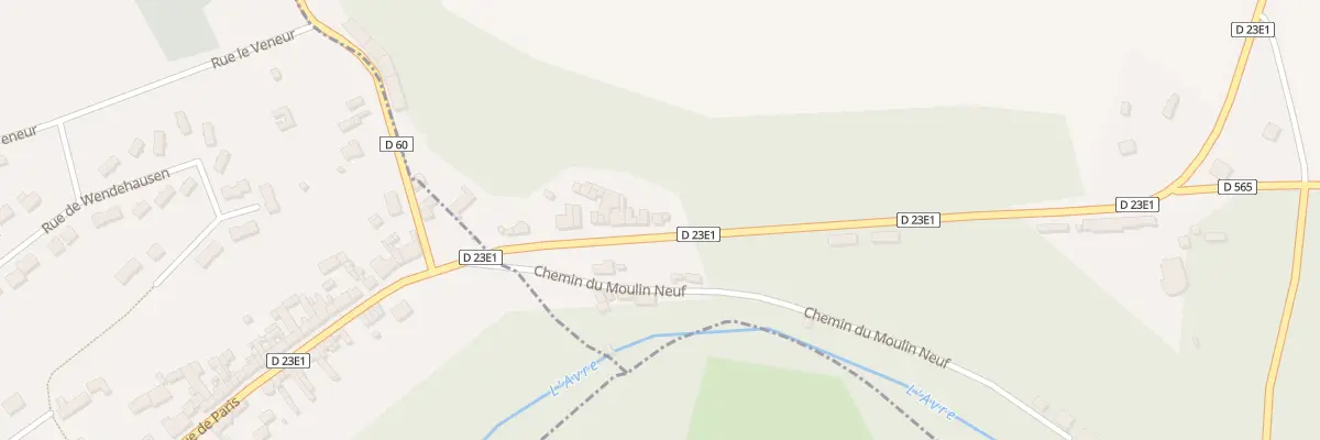 Plan du 74 Les Quatre Maisons à Breux-sur-Avre
