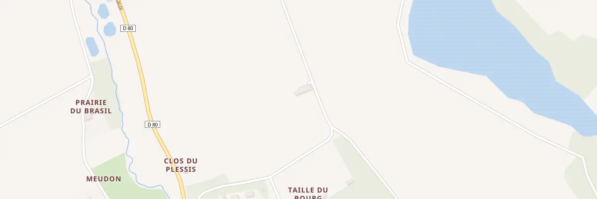 Plan du 5477 Le Plessis à Luzillé