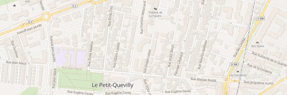 Plan du 17 Rue François Mitterrand à Rouen