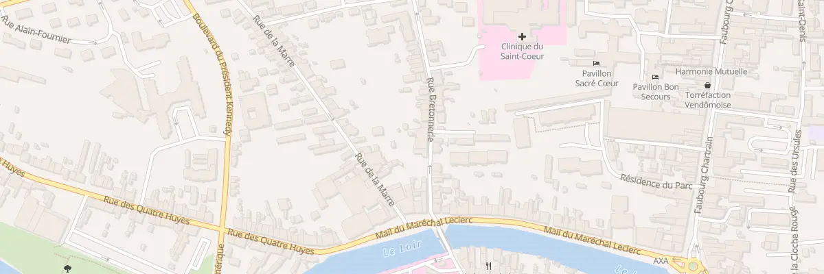 Plan du 15 Rue de la Marre à Vendôme