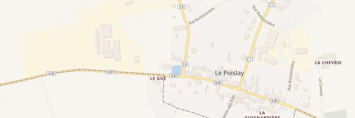 Plan du 20 Le Bourg au Poislay