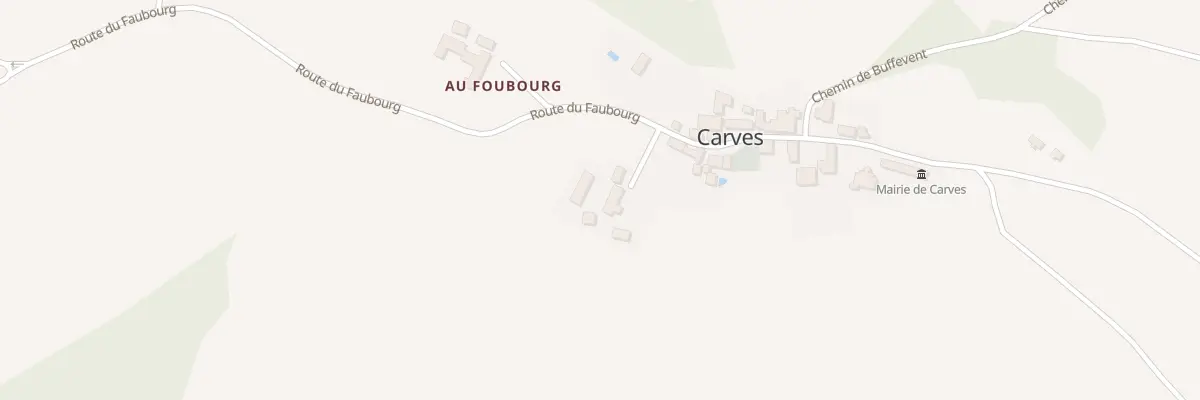 Plan du 39 Carves Bas à Carves