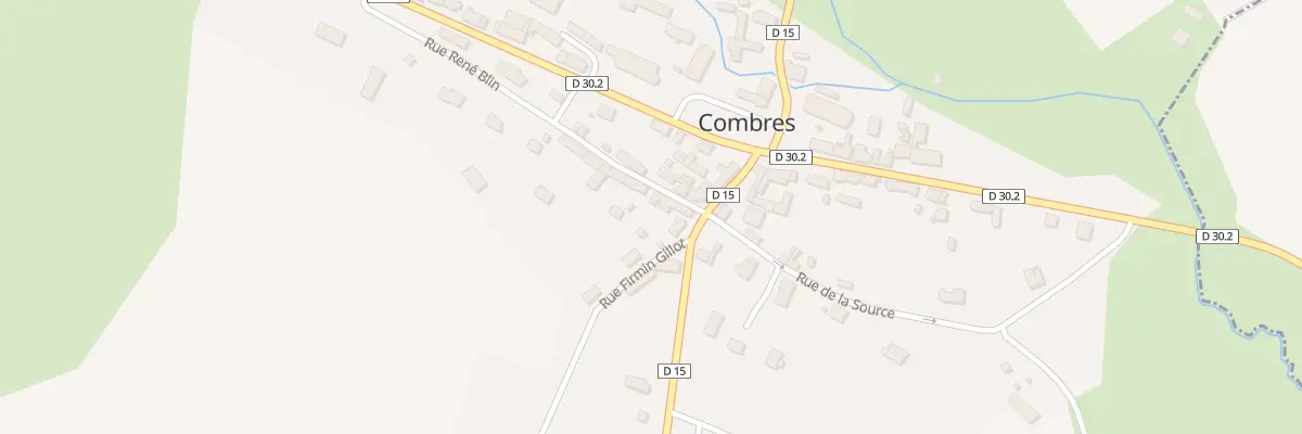 Plan du 3 Rue René Blin à Combres