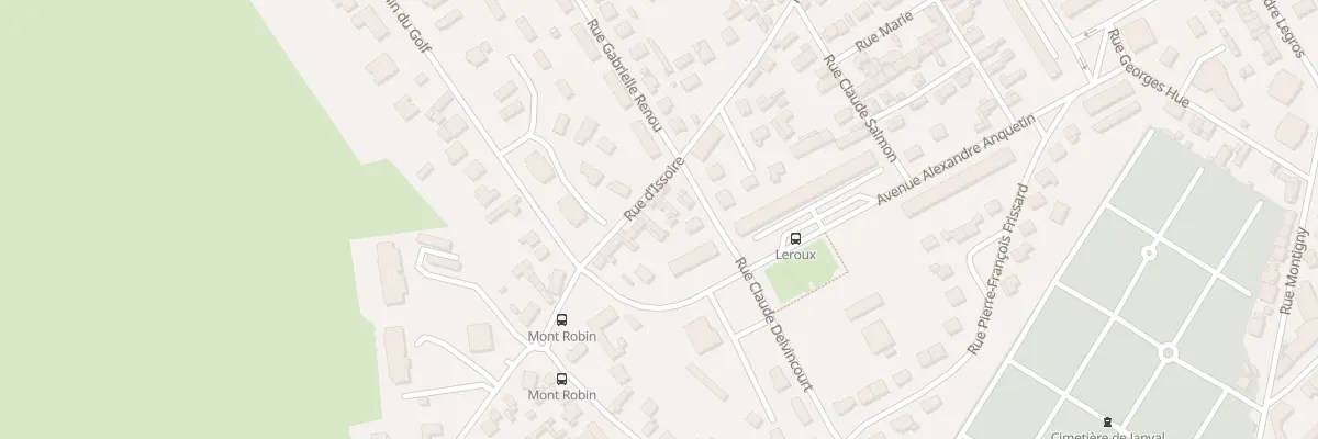 Plan du 25B Rue D’Issoire à Dieppe