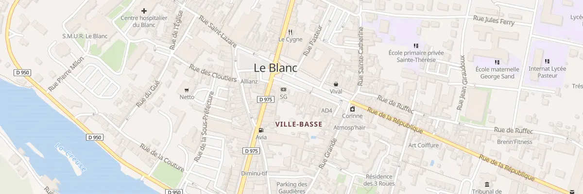 Plan du 27 Pl de la Libération au Blanc