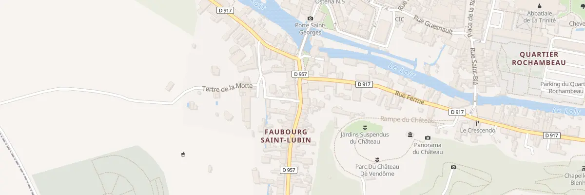 Plan du 21 Fg Saint-Lubin à Vendôme