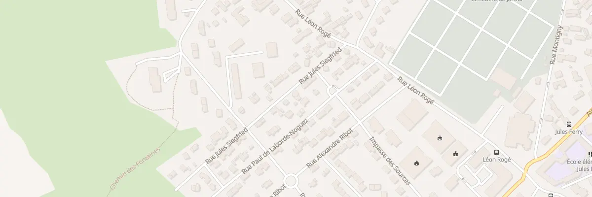 Plan du 11 Rue Jules Siegfried à Dieppe