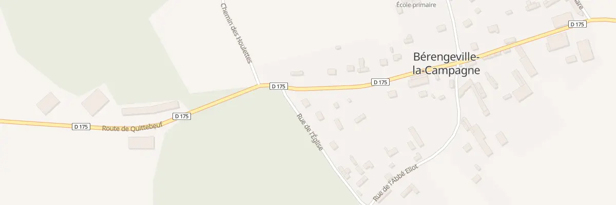 Plan du 11 Rue de l’Eglise à Bérengeville-la-Campagne
