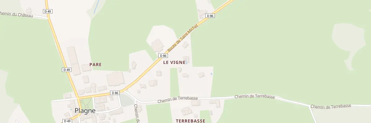 Plan du 5001F Saint Lebe d’En Haut à Plagne