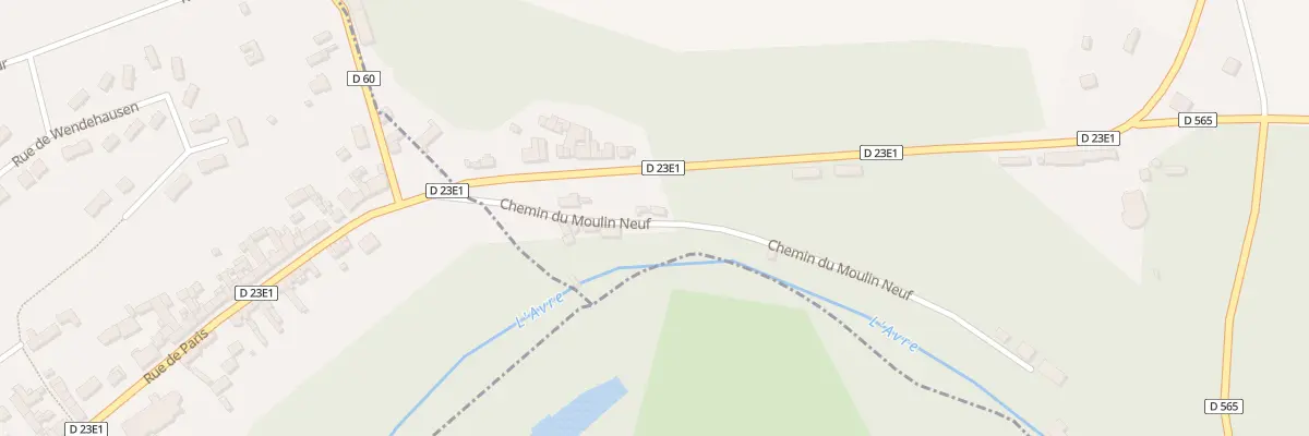 Plan du 60 Le Moulin Neuf à Breux-sur-Avre