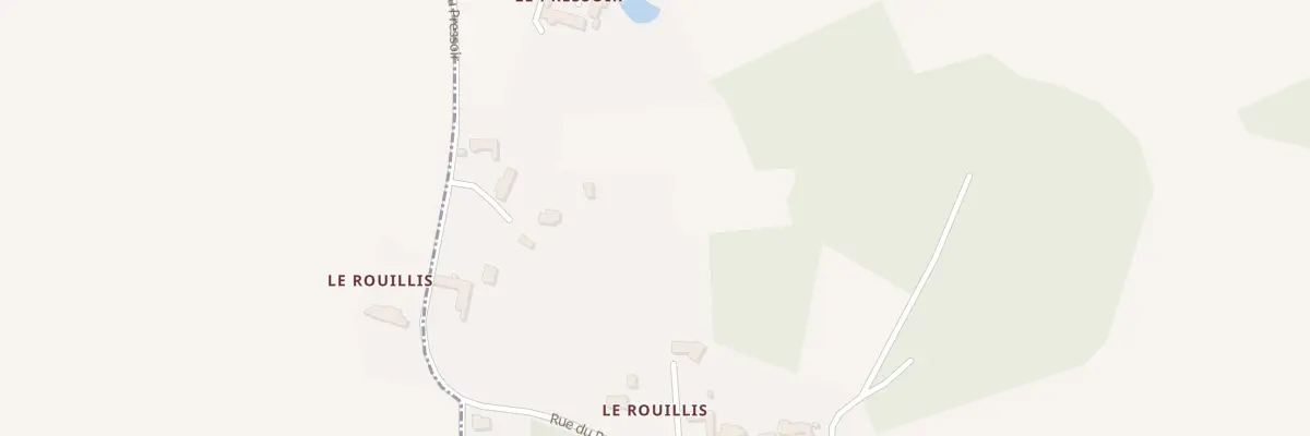 Plan du 1 Imp du Pressoir à Rahart