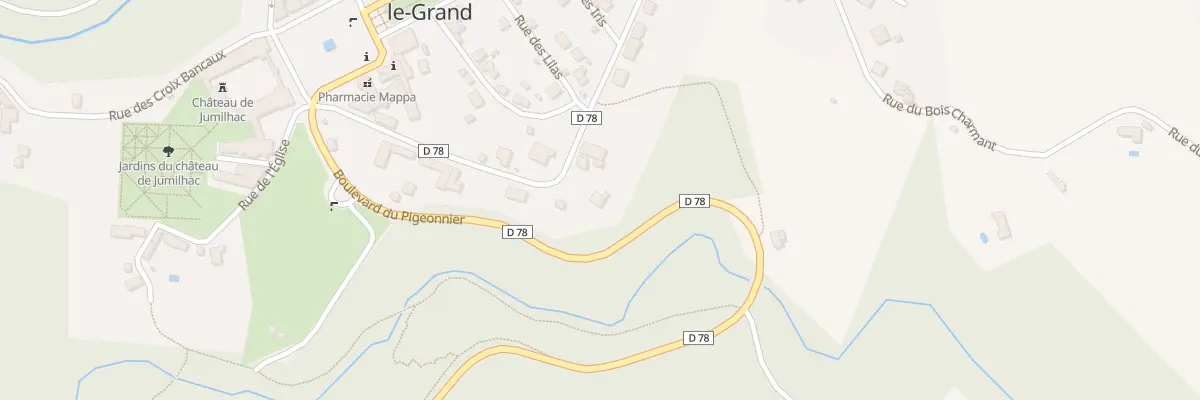 Plan du 18 Bd du Périgord à Jumilhac-le-Grand