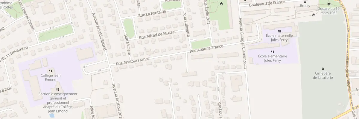 Plan du 18 Rue Anatole France à Vendôme
