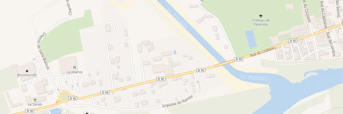 Plan du 188 Av de Martres à Palaminy