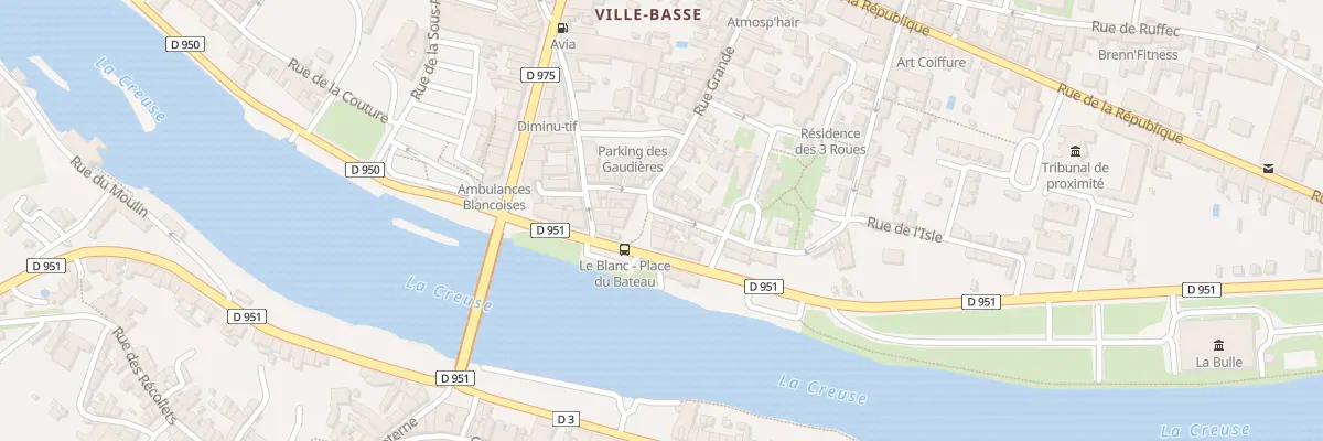 Plan du 2 Rue de l’Isle au Blanc