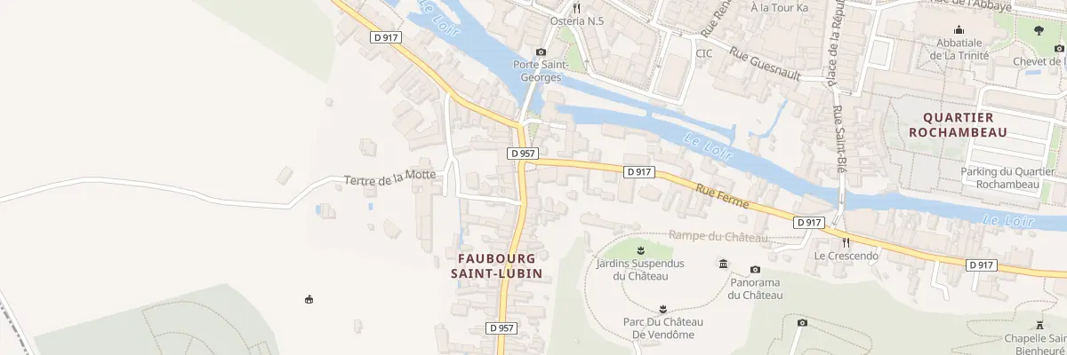 Plan du 12 Fg Saint-Lubin à Vendôme