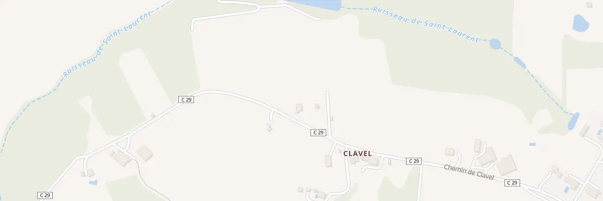 Plan du 986 Che de Clavel à Moissac
