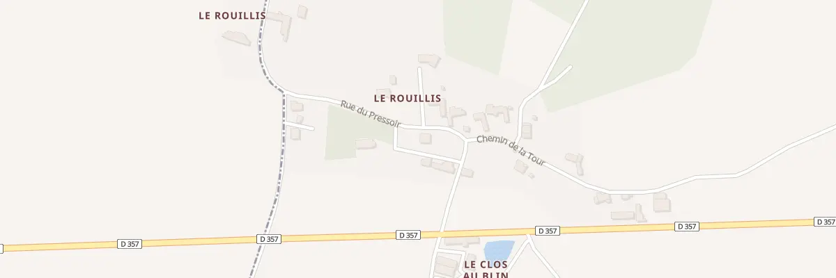 Plan du 2 Che des Douves à Rahart