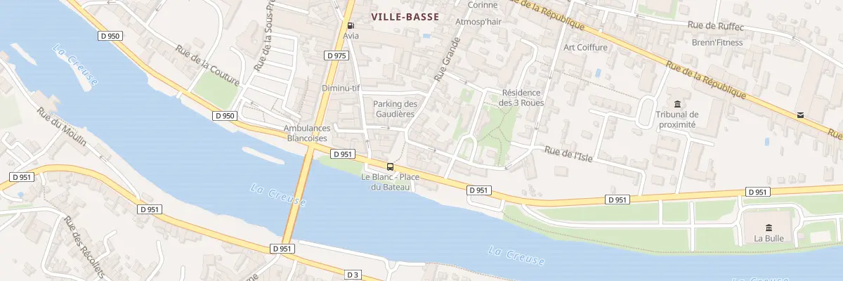 Plan du 3 Rue de l’Isle au Blanc