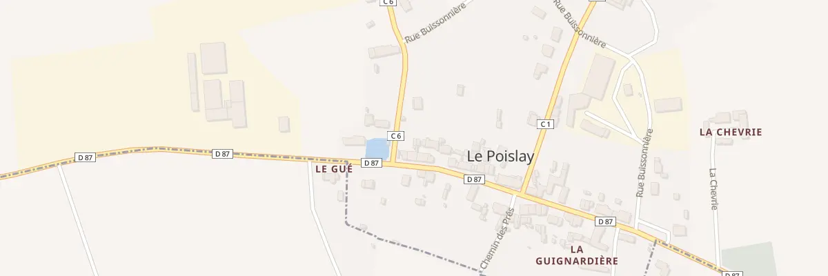 Plan du 40 Rue du Chemin de César au Poislay