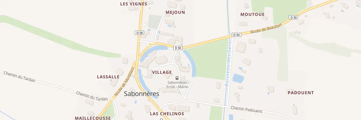 Plan du 21 Pl de l’Eglise à Sabonnères