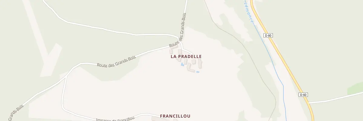 Plan du 34 Imp de la Pradelle à Prats-du-Périgord