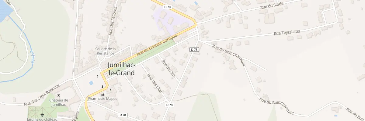 Plan du 19 Bd du Périgord à Jumilhac-le-Grand