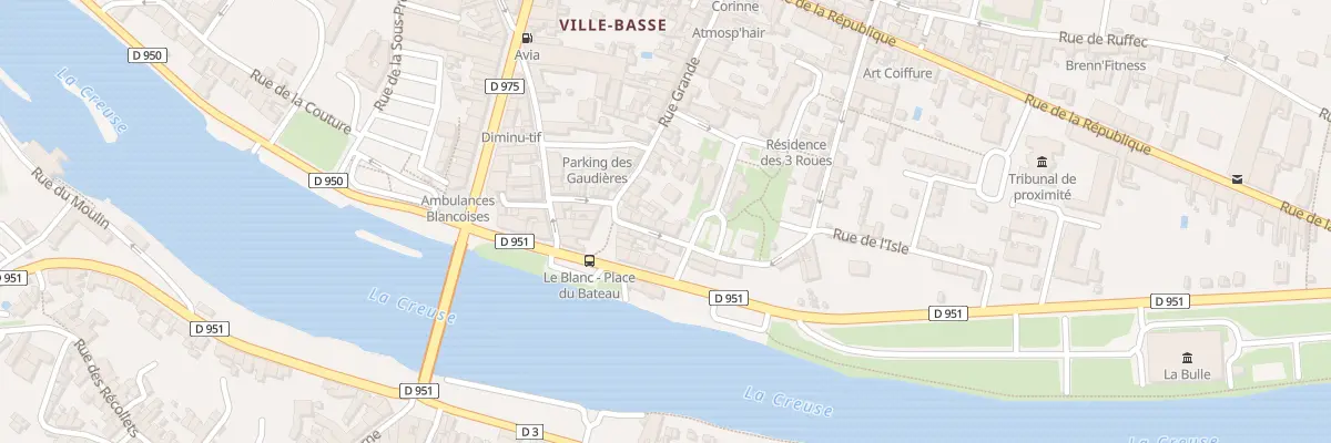 Plan du 9 Rue de l’Isle au Blanc