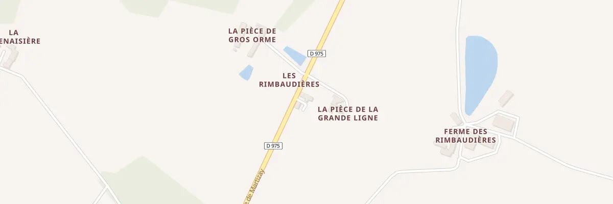 Plan du 5088 La Piece de la Grande Lign à Azay-le-Ferron