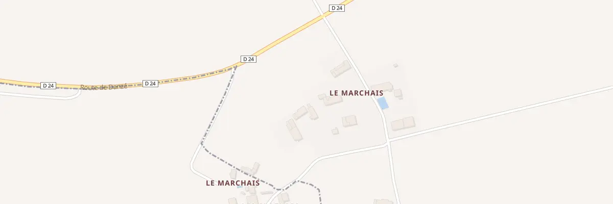Plan du 5003 Le Marchais à La Ville-aux-Clercs