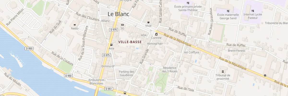 Plan du 33 Rue Grande au Blanc
