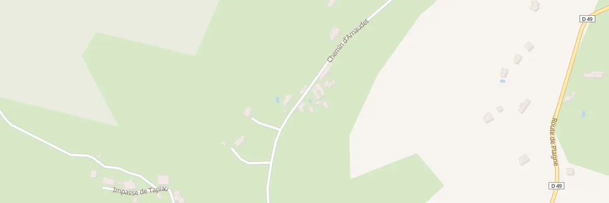 Plan du 829 Che d’Arnaudet à Palaminy