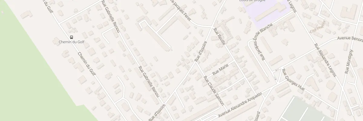 Plan du 34 Rue D’Issoire à Dieppe