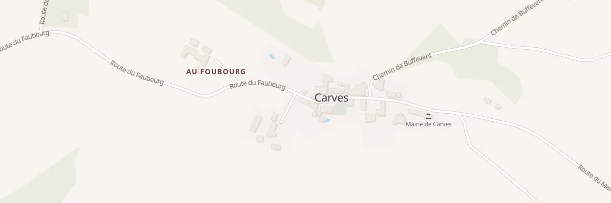Plan du 37 Le Bourg à Carves