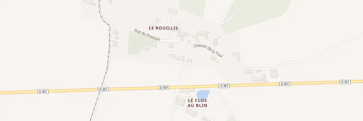 Plan du 1 Rue du Pressoir à Rahart